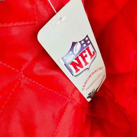 NWT Kansas City Chiefs Women's XS  Coaches Puffer Jacket Mitchell & Ness NFL - Picture 10 of 10